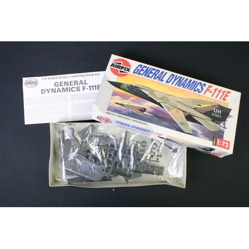 199 - Collection of four boxed Airfix plastic model kits to include 2 x 1/48 scale models featuring AA1100... 