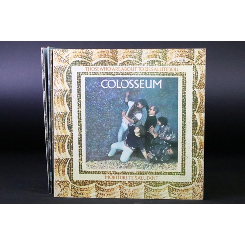 252 - Vinyl - 4 Colosseum albums to include: Those Who Are About To Die Salute You (STL 5510), Daughter Of... 