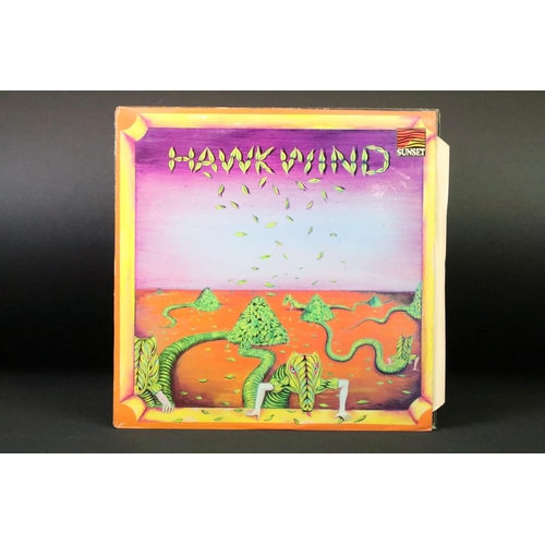 255 - Vinyl - 9 Hawkwind and related albums to include: Hawkwind, X In Search Of Space, Doremi Fasol Latid... 