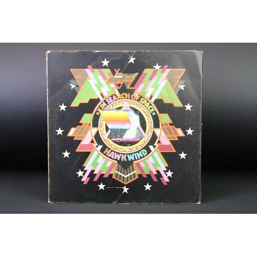 255 - Vinyl - 9 Hawkwind and related albums to include: Hawkwind, X In Search Of Space, Doremi Fasol Latid... 