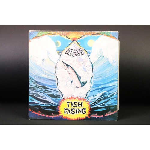 256 - Vinyl - 6 Steve Hillage albums to include: Fish Rising, L, Motivation Radio (with printed inner), Gr... 