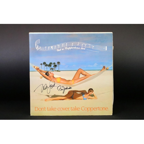 280 - Vinyl / Autographs - 4 albums and one 10” by The Beach Boys, 4 albums are signed by Bruce Johnson an... 