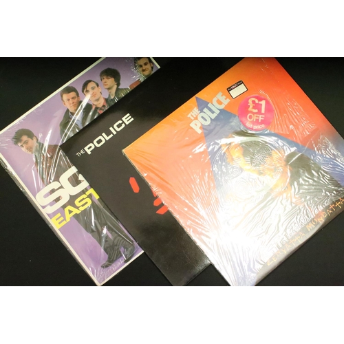 135 - Vinyl - 9 Punk & New Wave LPs to include The Clash Give 'Em Enough Rope (Portuguese pressing), The J... 