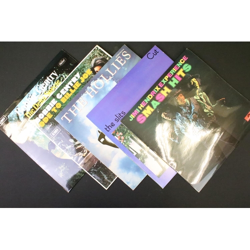170 - Vinyl - Over 65 Rock & Pop LPs to include Jimi Hendrix, The Slits (Australian pressing), The Hollies... 