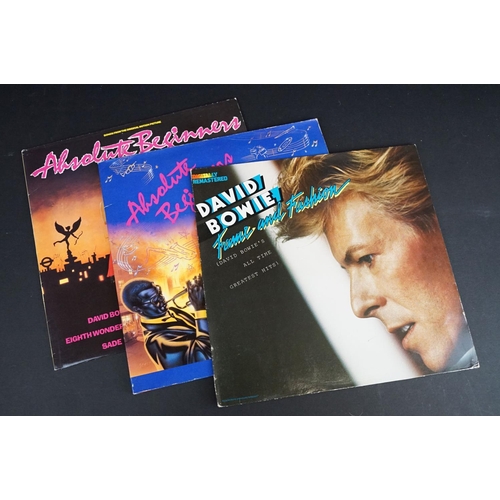 293 - Vinyl / Autographs - 15 David Bowie and related albums signed by members of David Bowie’s band and o... 