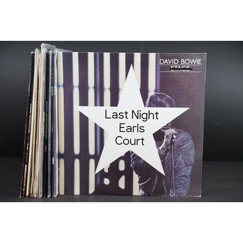 295 - Vinyl - 13 David Bowie private pressing albums including coloured vinyl, to include: Last Night Earl... 