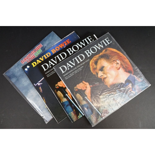 295 - Vinyl - 13 David Bowie private pressing albums including coloured vinyl, to include: Last Night Earl... 