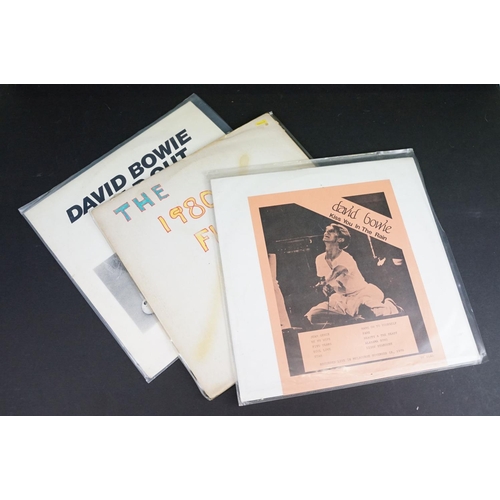 295 - Vinyl - 13 David Bowie private pressing albums including coloured vinyl, to include: Last Night Earl... 