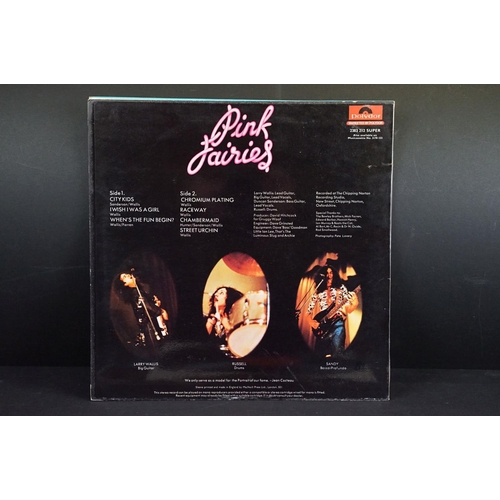 298 - Vinyl - 4 Pink Fairies original UK pressing albums to include: Kings Of Oblivion (original UK with r... 