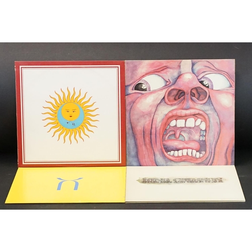 190 - Vinyl - 4 King Crimson albums to include: In The Court Of The Crimson King (An Observation By King C... 