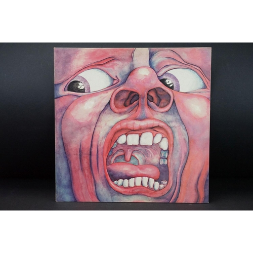 190 - Vinyl - 4 King Crimson albums to include: In The Court Of The Crimson King (An Observation By King C... 