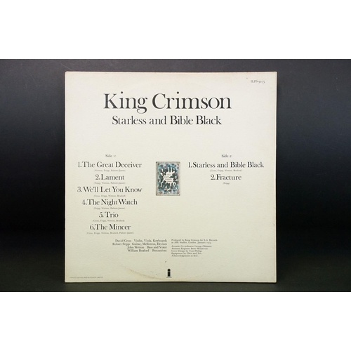 190 - Vinyl - 4 King Crimson albums to include: In The Court Of The Crimson King (An Observation By King C... 