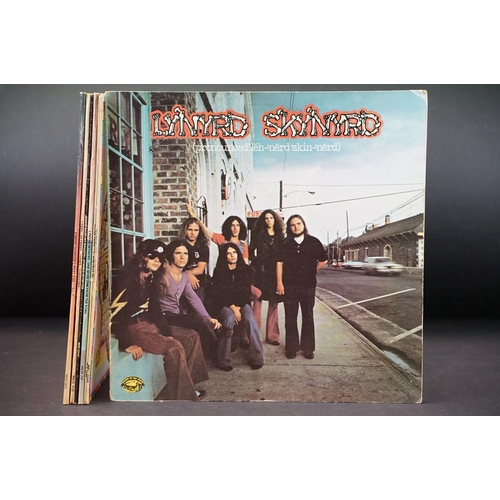 191 - Vinyl - 7 Lynyrd Skynyrd albums to include: (Pronounced 'Lĕh-'nérd 'Skin-‘nérd), Second Helping, Nut... 