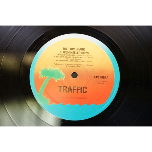 192 - Vinyl - 5 Traffic albums to include: Traffic, John Barleycorn Must Die, The Low Spark Of High Heeled... 