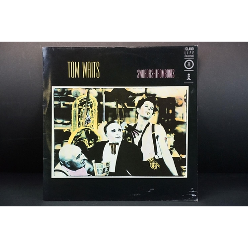 194 - Vinyl - 4 Tom Waits albums to include: Small Change (printed inner), Blue Valentine (with insert), S... 