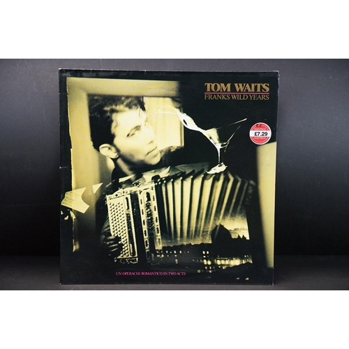 194 - Vinyl - 4 Tom Waits albums to include: Small Change (printed inner), Blue Valentine (with insert), S... 