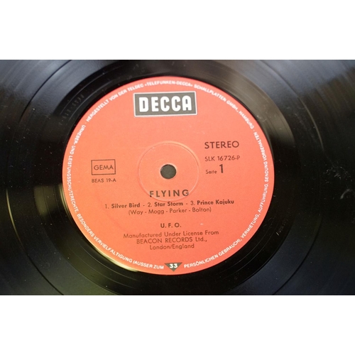 148 - Vinyl - 5 Original albums by UFO to include: UFO 2 - Flying - One Hour Space Rock (original German 1... 