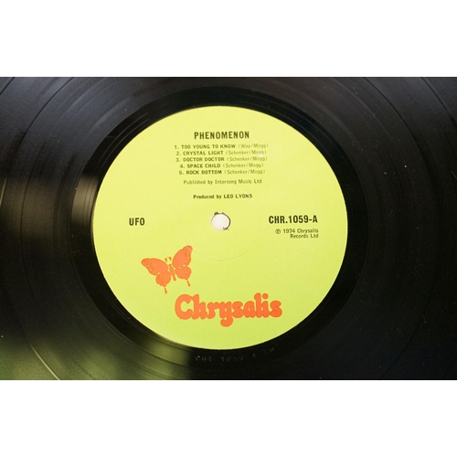 148 - Vinyl - 5 Original albums by UFO to include: UFO 2 - Flying - One Hour Space Rock (original German 1... 