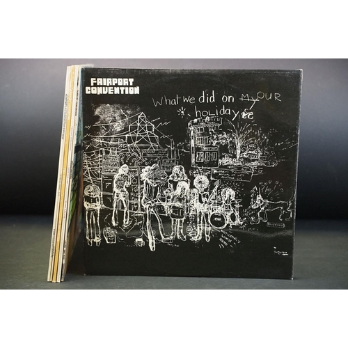 284 - Vinyl - 6 Fairport Convention UK pressing albums to include: What We Did On Our Holiday (laminated s... 