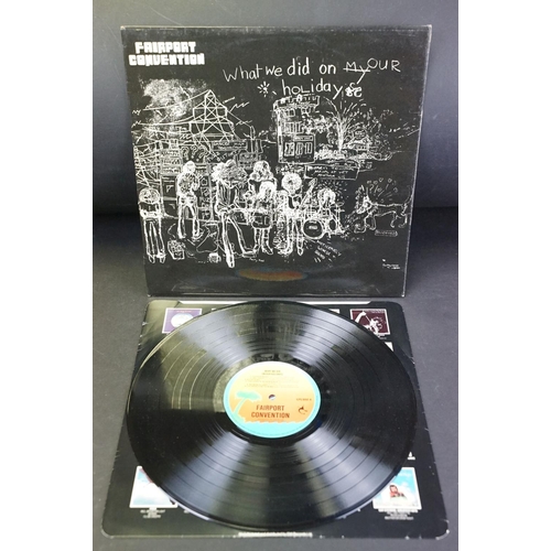 284 - Vinyl - 6 Fairport Convention UK pressing albums to include: What We Did On Our Holiday (laminated s... 