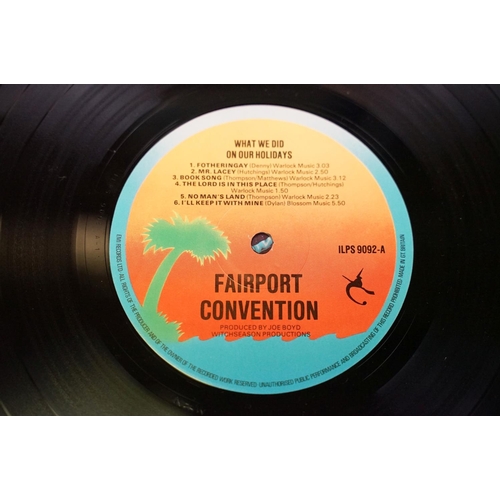 284 - Vinyl - 6 Fairport Convention UK pressing albums to include: What We Did On Our Holiday (laminated s... 