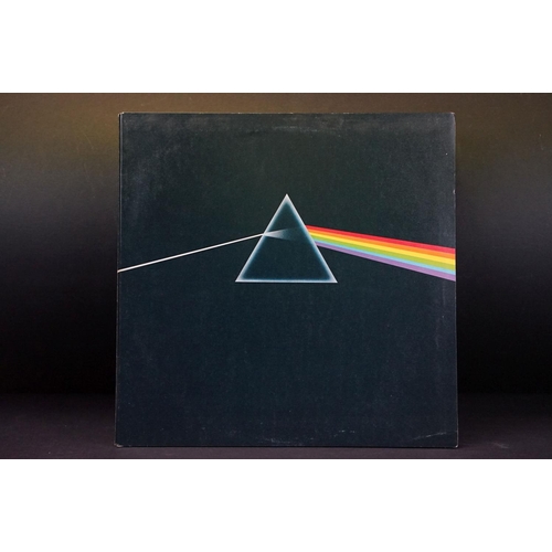 286 - Vinyl - 9 Pink Floyd and related UK pressing albums to include: Atom Heart Mother, Meddle, Obscured ... 