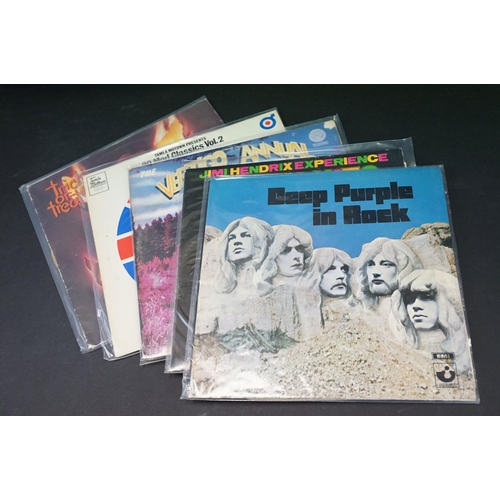 424 - Vinyl - 22 Rock & Pop LPs to include The Beatles (Revolver 605-2 / 606-2 matrices), Deep Purple (In ... 