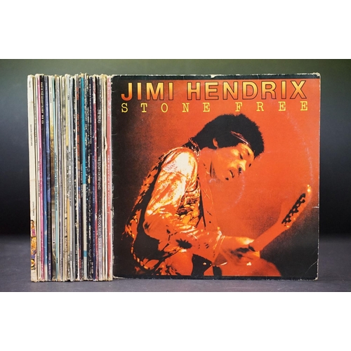 435 - Vinyl - 30 Rock & Pop LPs to include Jimi Hendrix, The Doors, JJ Cale, David Bowie, The Who, U2, Bob... 