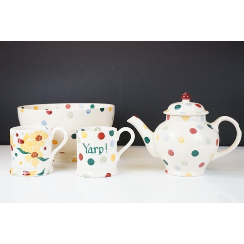 12 - A collection of Emma Bridgewater Polka ceramics to include a large bowl measuring approx 23.5cm in d... 