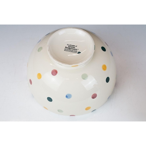 12 - A collection of Emma Bridgewater Polka ceramics to include a large bowl measuring approx 23.5cm in d... 