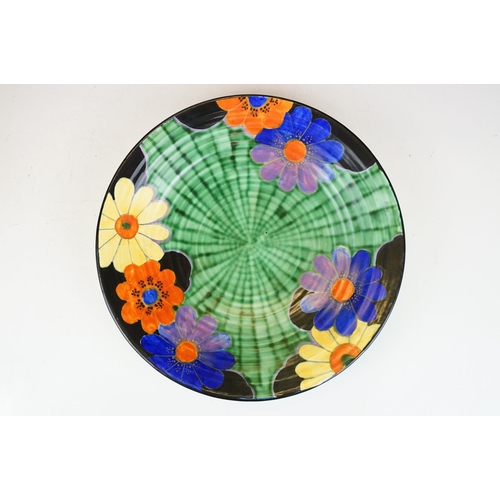 20 - Group of Crown Devon ceramics, circa 1930's, to include a pair of 'Mattitia' large circular dishes (... 