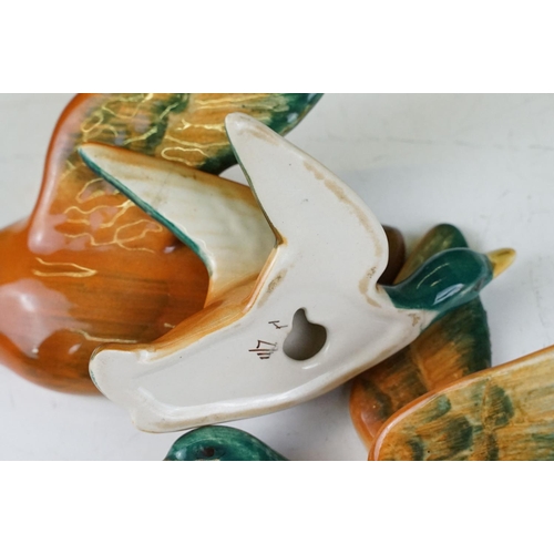 28 - Collection of seven ceramic wall plaques to include a Beswick Kingfisher (no. 729-1, approx 19cm wid... 