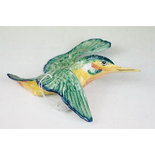 28 - Collection of seven ceramic wall plaques to include a Beswick Kingfisher (no. 729-1, approx 19cm wid... 