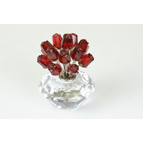 65 - Group of Swarovski Crystal ornaments to include SCS examples, featuring Pineapple (approx 10.5cm hig... 