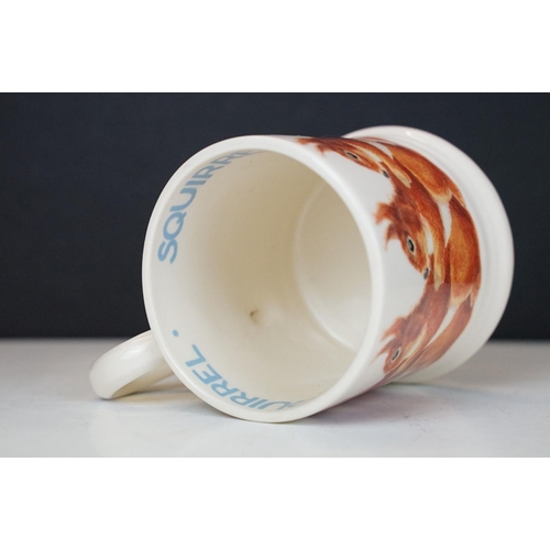 66 - A collection of three Emma Bridgewater litho 1/2 pint mugs to include Red Squirrel, Kingfisher and G... 