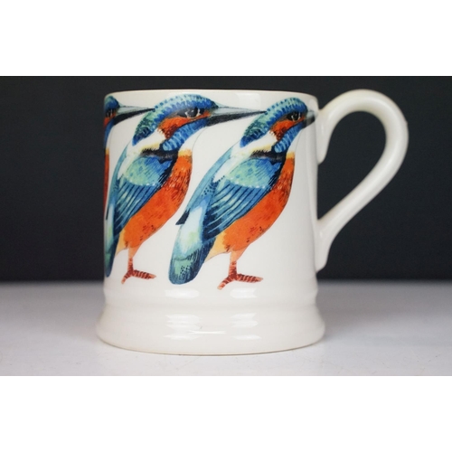 66 - A collection of three Emma Bridgewater litho 1/2 pint mugs to include Red Squirrel, Kingfisher and G... 