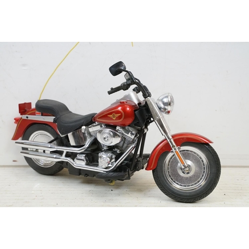 360 - R/C Radio control Harley Davidson motorcycle with controller & charger