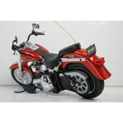 360 - R/C Radio control Harley Davidson motorcycle with controller & charger