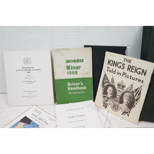 427 - Collection of Masonic Ladies' Festival event programmes / menus, circa 1960's/70's, featuring Barn H... 