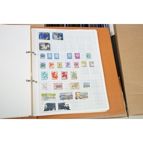 428 - Large collection of Commonwealth & world stamps and British first day covers within albums, to inclu... 