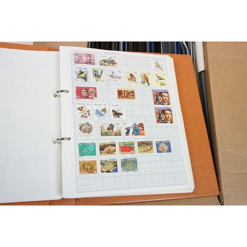 428 - Large collection of Commonwealth & world stamps and British first day covers within albums, to inclu... 