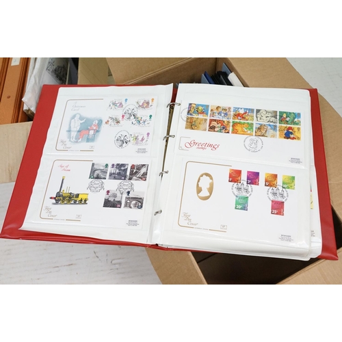 428 - Large collection of Commonwealth & world stamps and British first day covers within albums, to inclu... 