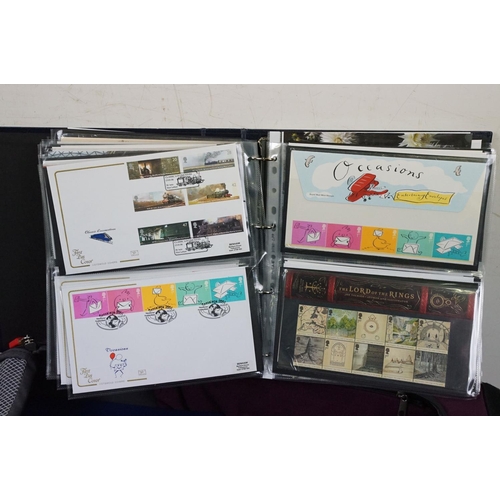 429 - Large collection of British stamps & first day covers contained within nine albums, to include mint ... 