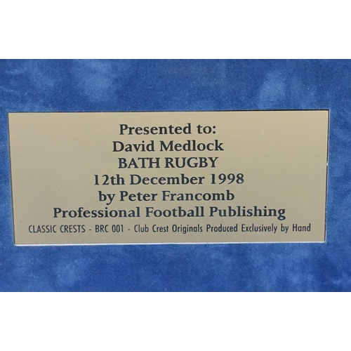 438 - Large Bath rugby emblem