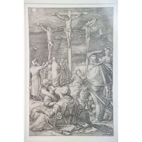 449 - After Hendrick Goltzius (1558 - 1617), a series of three engravings from the series ' The Passion ',... 