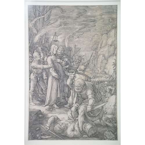 449 - After Hendrick Goltzius (1558 - 1617), a series of three engravings from the series ' The Passion ',... 