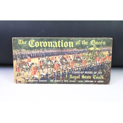 324 - A corronation of the queen pop up book together with a contemporary Matchbox model of yesteryear of ... 