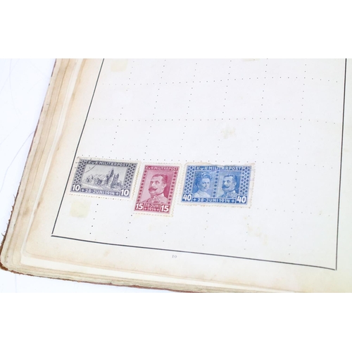 404 - Collection of stamps across three albums to include Victorian and early 20th Century examples (1 pen... 