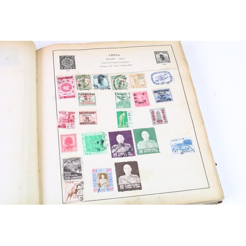 404 - Collection of stamps across three albums to include Victorian and early 20th Century examples (1 pen... 