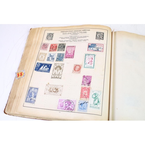 404 - Collection of stamps across three albums to include Victorian and early 20th Century examples (1 pen... 